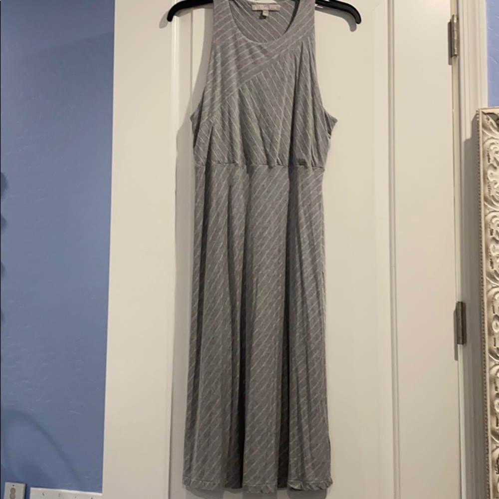 Gray Sleeveless Dress